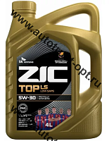 Масло моторное ZIC TOP LS 5W30 API SN ACEA C3 (универсальное, синт) 4л