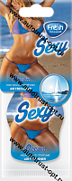 Ароматизатор-пластинка "FRESH WAY" Dry Sexy (Blue Ocean) бумажный