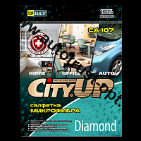 City Up Салфетка  микрофибра 35х40  (в упаковке, CA-107) стекло