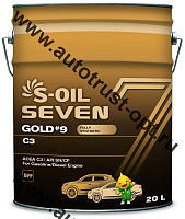 S-OIL  GOLD #9 C3 SN/CF 5W30 Fully Synthetic ( DPF ) 20л