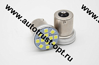 Лампа светодиодная Blick 1156(P21W)-3030-12W Желтый 12V (1шт.)