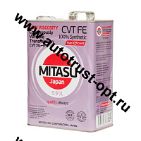 Жидкость для АКПП MITASU LOW VISCOSITY  CVT FLUID FE  4л синтетическая  MJ311/4