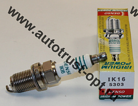 DENSO Свеча зажигания Iridium Power IK16 (5303) (аналог 3324,3396,4701)