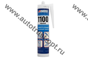 ABRO MASTERS Герметик силиконовый 1100 (черный) 280 мл 