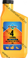 Country ST-504 4T 10W40 SJ/CF Масло 4-х такт. (п/синт) 1л