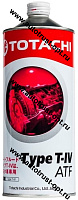 Жидкость для АКПП TOTACHI  ATF TYPE  T-IV  синт. 1л 