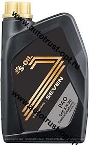 Масло моторное S-OIL GOLD #9 PAO 5W30 API SN/CF (универсальное, синт)  1л