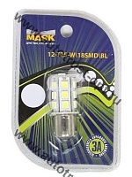 Блистер св/диод 12V T25 18SMD BA15S WHITE Маяк