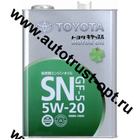 Toyota Motor Oil 5W20 SN/GF-5 4л