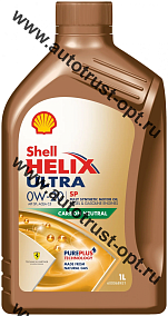 Масло моторное Shell Helix Ultra 0W20 API SP (бензин, синт) 1л