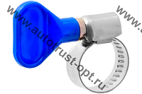 Хомут  червячный с ключом 10-16 (тип бабочка)