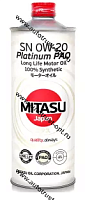 Масло моторное MITASU PLATINUM PAO SP  0W-20  1л синтетическое для бенз. двигат. MJ-110/1