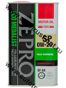 Масло моторное ZEPRO ECO MEDALIST F-S 0W20 SP/GF-6A 1л синтетическое 
