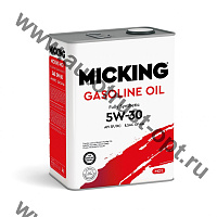 Моторное масло Micking Gasoline Oil MG1 5W-30 синтетич. API SP/RC для бензиновых двигателей 4л