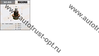 M46 Болт маслосливной с МАГНИТОМ (с шайбой)  (Nissan U13, C33/34) 12x1.25mm Masuma