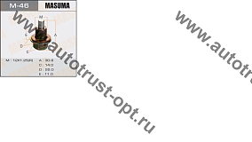 M46 Болт маслосливной с МАГНИТОМ (с шайбой)  (Nissan U13, C33/34) 12x1.25mm Masuma