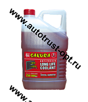 Sakura red, охлаждающая жидкость  5 кг 