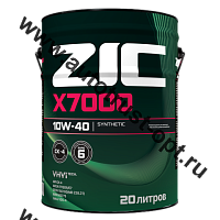 Масло моторное ZIC X7000 10W40 API CK-4 (дизель, синт) 20л