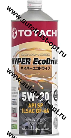 Масло моторное TOTACHI HYPER EcoDrive 5W20 API SP/GF-6A (бензин, синт) 1л