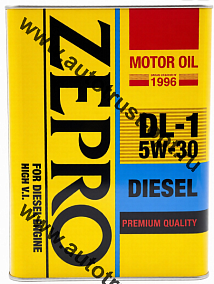 Масло моторное ZEPRO DIESEL DL-1  5W30  4л полусинтетическое