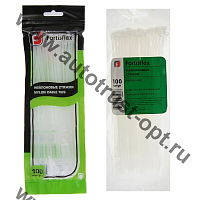 Хомут (стяжка) "Fortisflex"  8 х 400  (белый)