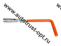 "Автодело"  Ключ свечн. карданный L-образный 16"  250 мм (34162)