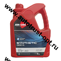 AIM-ONE Fully Synthetic Engine Oil 5W40 4л (синт) SP/GF-5