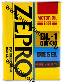 Масло моторное ZEPRO DIESEL DL-1  5W30  4л полусинтетическое