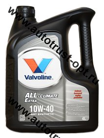 Valvoline All-climate Extra 10W40 SN/SM 4л