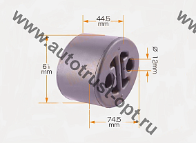MP-456 Masuma Крепление глушителя (17565-16270)