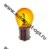 Лампа дополнительного освещения Koito A 24V 35W S25  (4620Y)  оранжевый