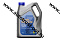 Масло моторное S-OIL BLUE#5 10W30 API CF-4/SG (дизель, п/синт)  4л  