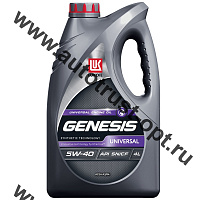 Масло моторное Лукойл GENESIS UNIVERSAL 5W40 API SN/CF, A3/B4 (универсальное, п/синт) 4л