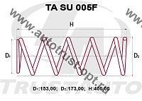 Пружина ТrustАuto TASU005F (20330-SA020)