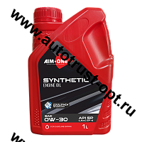 AIM-ONE Fully Synthetic Engine Oil 0W-30, SP/GF-6, 1л (синтетическое моторное масло) 