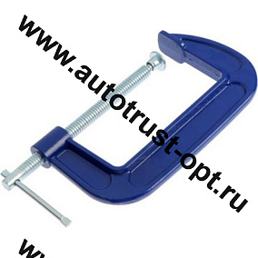 ТУНДРА Струбцина G-образная, усиленная, 4" (100 мм) 