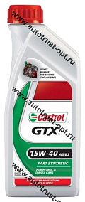 Castrol GTX 15W40 SL/CF А3/B3 1л