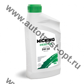 Моторное масло Micking Diesel Oil PRO1 5W-40 синтетич. API CI-4/CH-4 для дизельных двигателей 1л