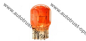 KurumaKit  Лампа автомобильная накаливания T20 W21 Amber.12V.21W.W3x16d оранж б/ц (анало1870А/1861A)