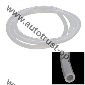 Трубка омывателя D=4 х 6 мм силикон (белая) (10м)