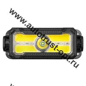 FOCUSray Фонарь налобный акку 18650 1200мАН 200 люмен, цифровой дисплей, USB кабель 