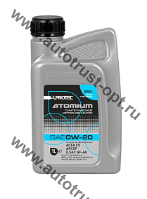 Масло моторное SUPROTEC ATOMIUM 0W-20  1л  API SP, ACEA C5,  ILSAC GF-6A