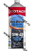 Масло моторное TOTACHI  Eco Diesel  CK-4/CJ-4/SN  п\синт 10W40 1л