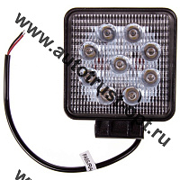 Фары светодиодные OF ROAD SKYWAY 107*107мм 12V/24V 27W 6000K 9 диодов дальний свет