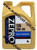 Масло моторное ZEPRO GASOLINE F-S 5W30 SN 4л синтетическое