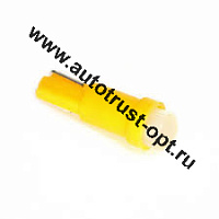 KS Лампа светодиодная T5 12V W2,0-4,6d оранжевая, COB диод, б/ц  малая