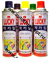 Lucky Краска спрей 321 (серебристый)