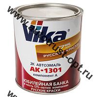 VIKA Белая 040 акриловая эмаль АК-1301  0,85кг
