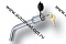 Замок запорный 5/8" Г-образный CP-7002A