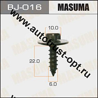 MASUMA Саморез 6х22мм (под ключ 10мм, набор 6шт) BJ-016